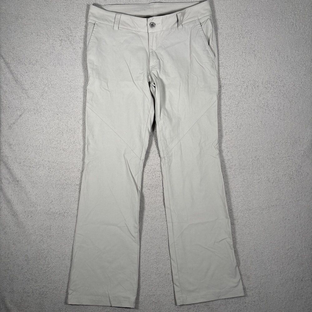 Columbia Pants Women’s Size 12R Mumbai Mover III Beige Khaki Hiking Granola Girl